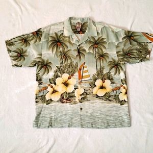 Tommy Bahama 100% silk shirt